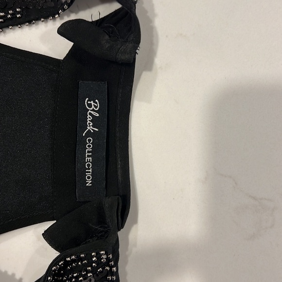 Black Sequin Halter Dress “Gatsby Style” - Picture 5 of 8